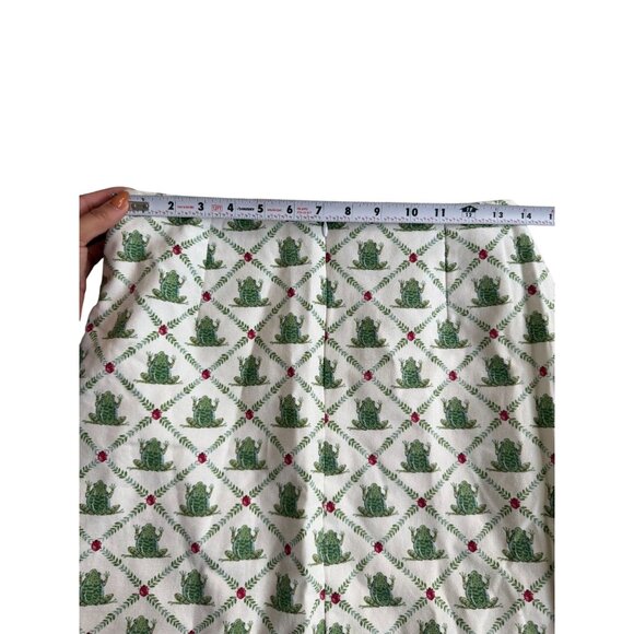 SNAPPY TURTLE Delray Beach FL Ladybug Frog Print Skirt Size 6 - Picture 7 of 11